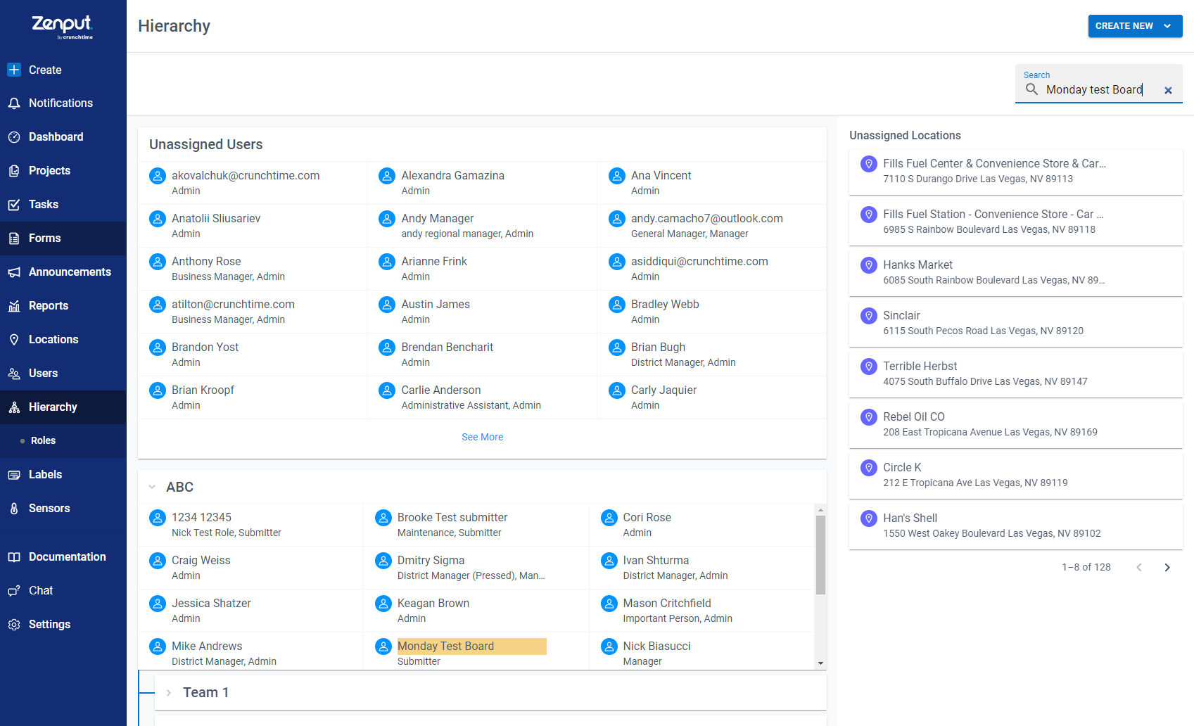 Search in Hierarchy