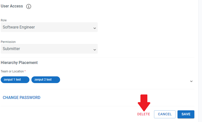 Delete Button