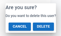 Confirm Delete