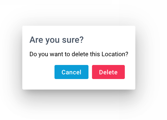 Delete Confirmation