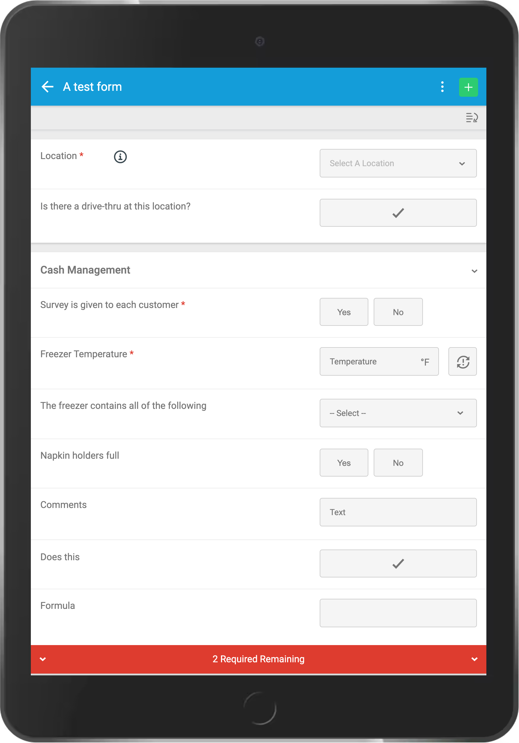 Submitter view - unchecked