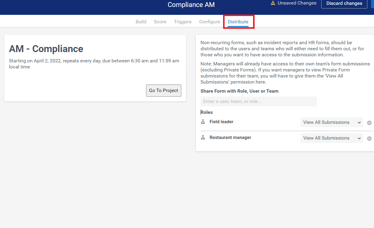 Check form distribution